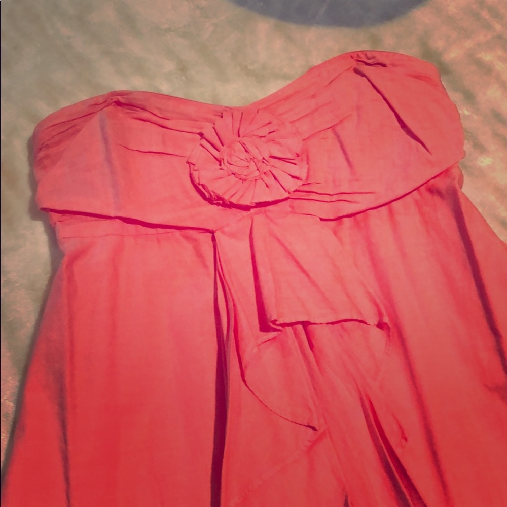 J. Crew Strapless Ruffle Dress - Picture 2 of 6